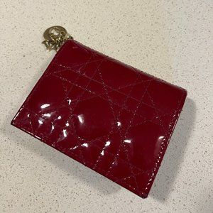 Mini Lady Dior Gardenia Wallet